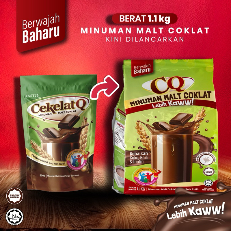 CQ Minuman Malt Coklat FAST Q Shopee Malaysia