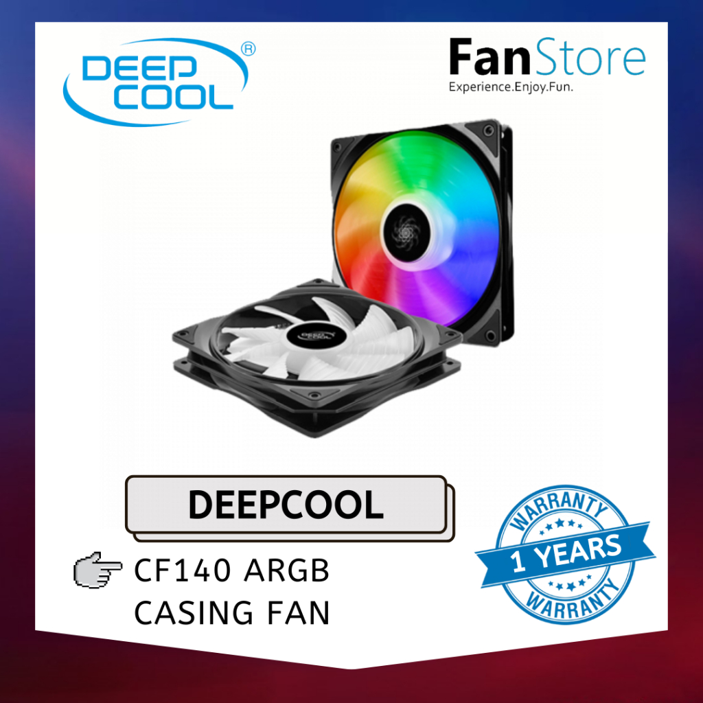 Fanstore Deepcool Cf Argb In Case Fan Shopee Malaysia