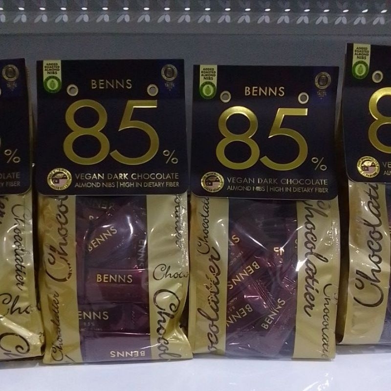 Benns Tiramisu Vegan Dark Chocolate 85 Shopee Malaysia