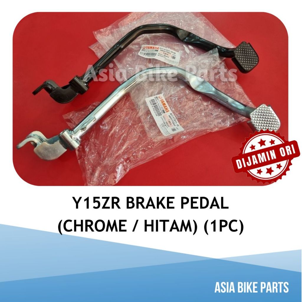 Yamaha Original Y Zr Brake Pedal Brek Kaki Chrome Hitam B