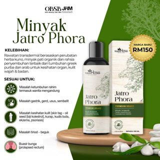 JRM MINYAK JATRO PHORA JAMU RATU MALAYA NEW PEK Shopee Malaysia