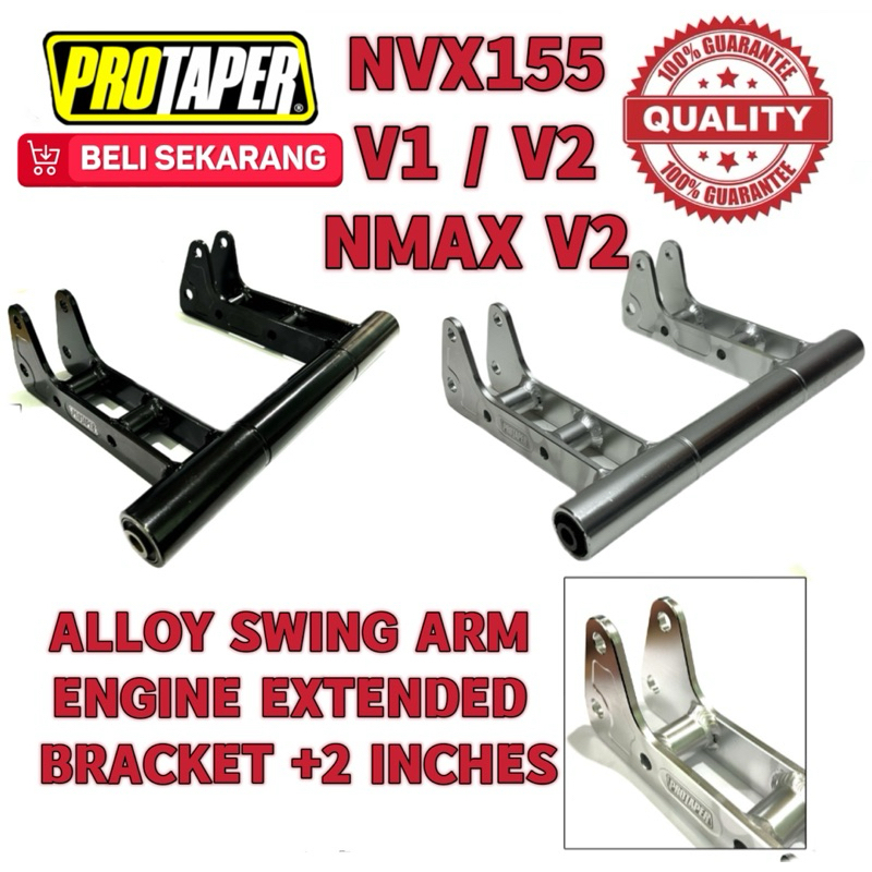 ORIGINAL PROTAPER 2INCI ARM NVX ENGINE BRACKET EXTENDER NVX V1 V2 NMAX