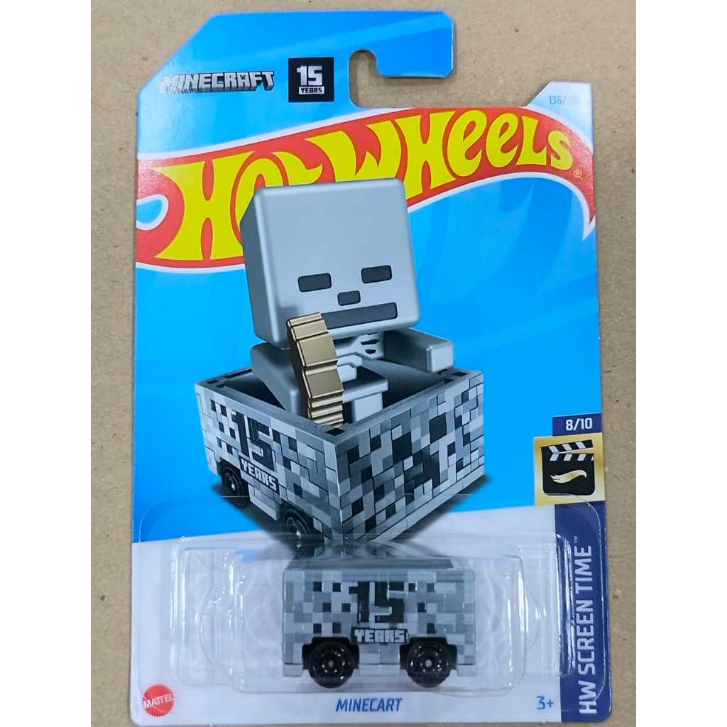 Hot Wheels Minecraft Minecart Shopee Malaysia