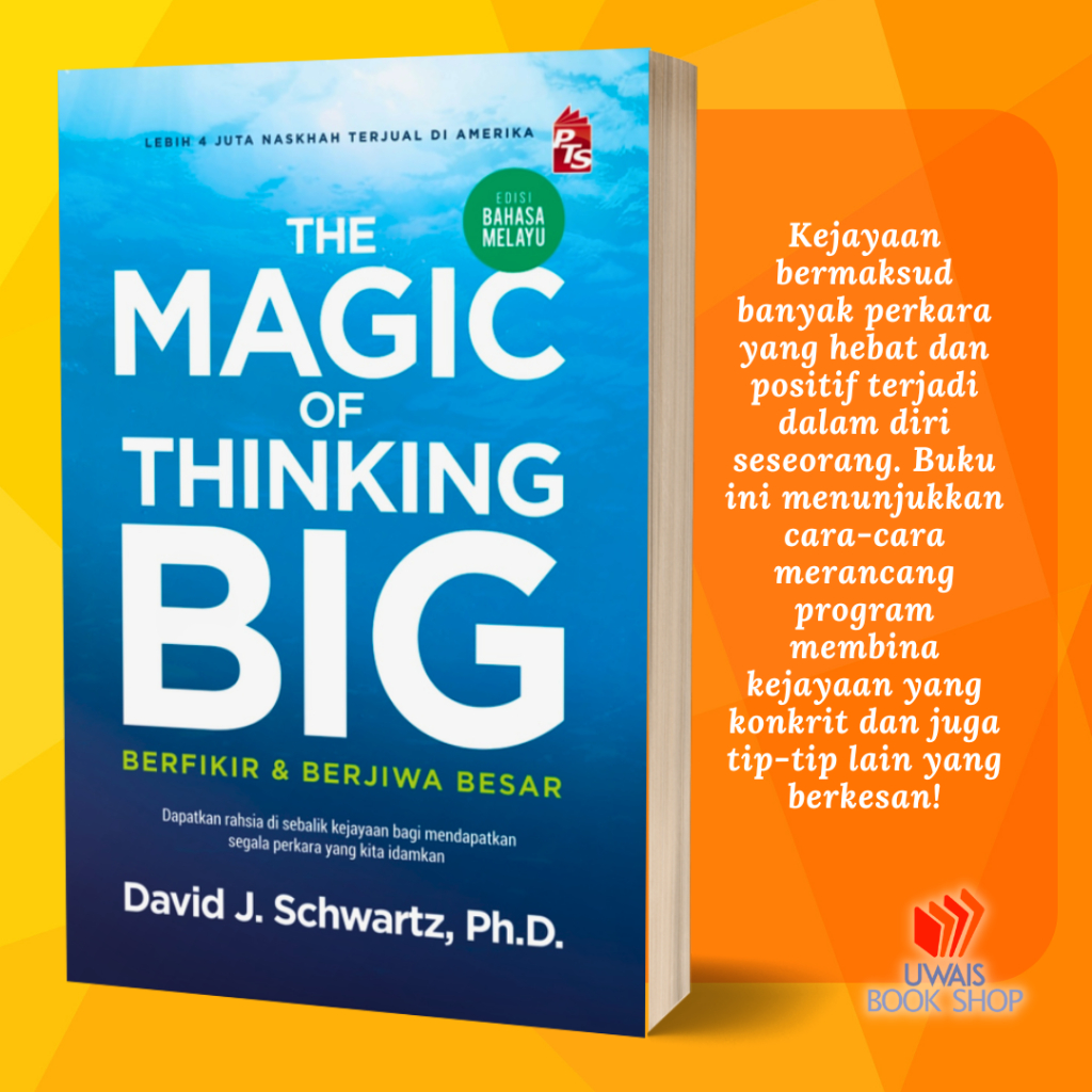 Buku PTS The Magic Of Thinking Big Edisi 2024 Oleh David J Schwartz