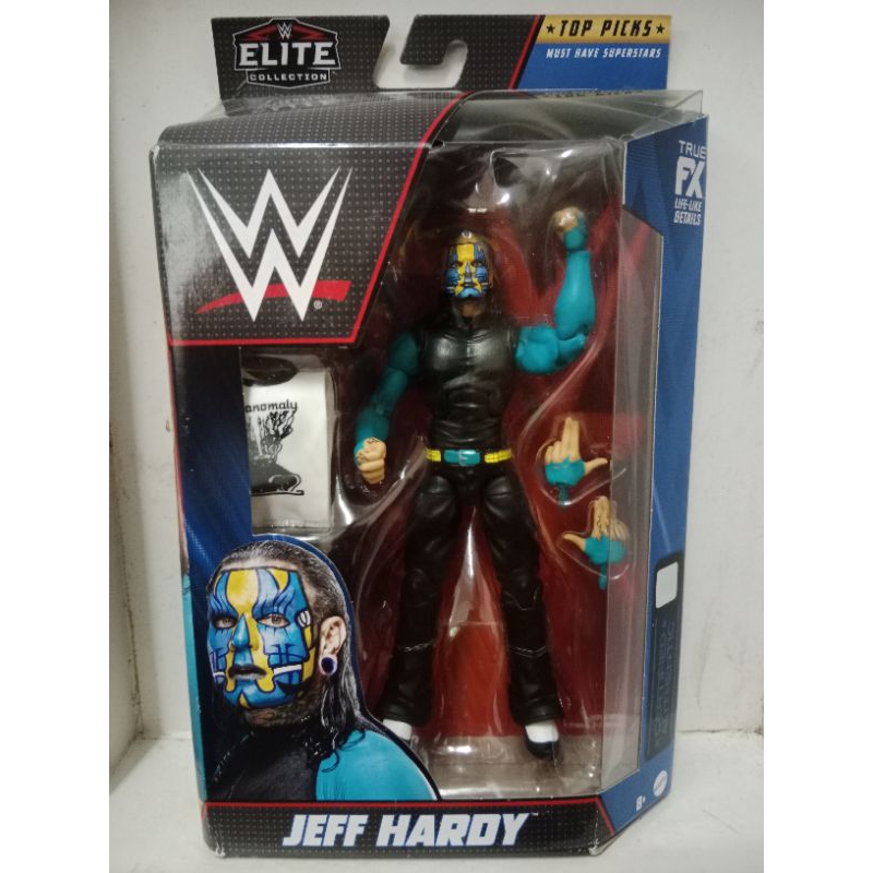 Box Damage Mattel WWE Elite Top Picks 2022 Jeff Hardy Wrestling