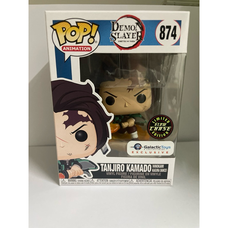 Funko Pop Demon Slayer Tanjiro Kamado Chase Galactic Toys Exclusive