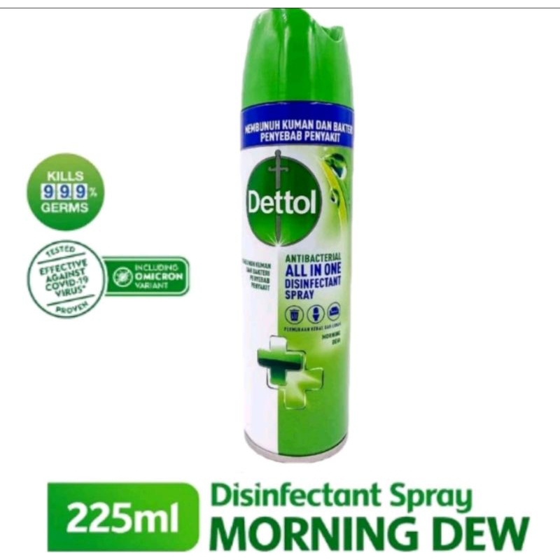 Dettol Ml Anti Bacterial All In One Disinfectant Spray Morning Dew