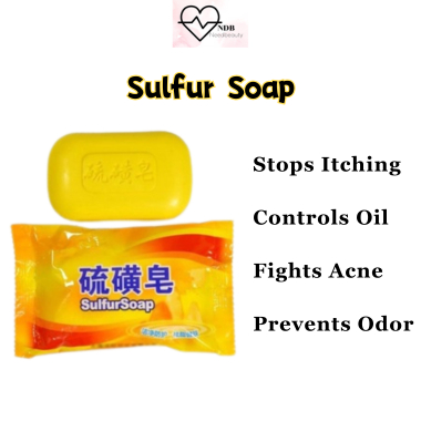 Shanghai Sulfur Soap 上海硫磺皂 Effective Solution for Skin Issues Acne