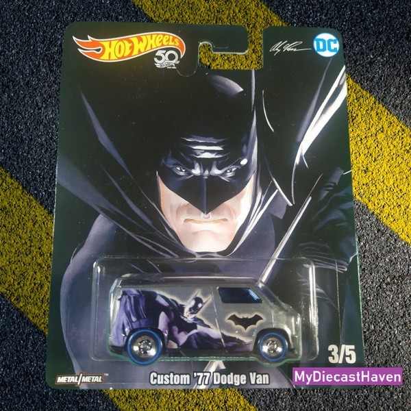 Hot Wheels Custom Dodge Van Alex Ross DC Heroes Pop Culture
