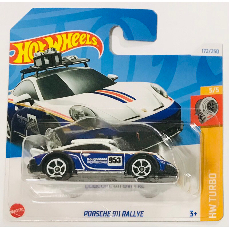 Hot Wheels Short Card PORSCHE 911 RALLYE Blue White Shopee Malaysia