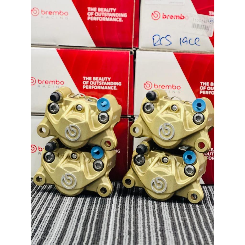 100 Original Brembo P34 2Pot Crab Universal 84MM Gold Emas Genuine