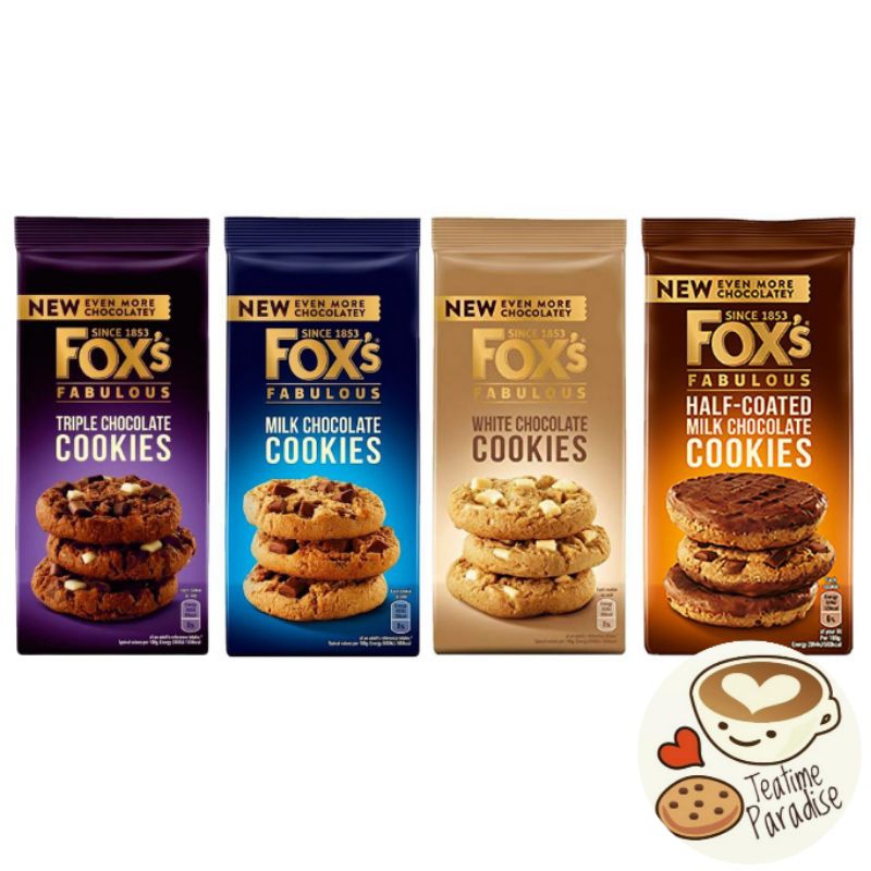 Fox S Fabulous Cookies G G Milk Chocolate White Chocolate