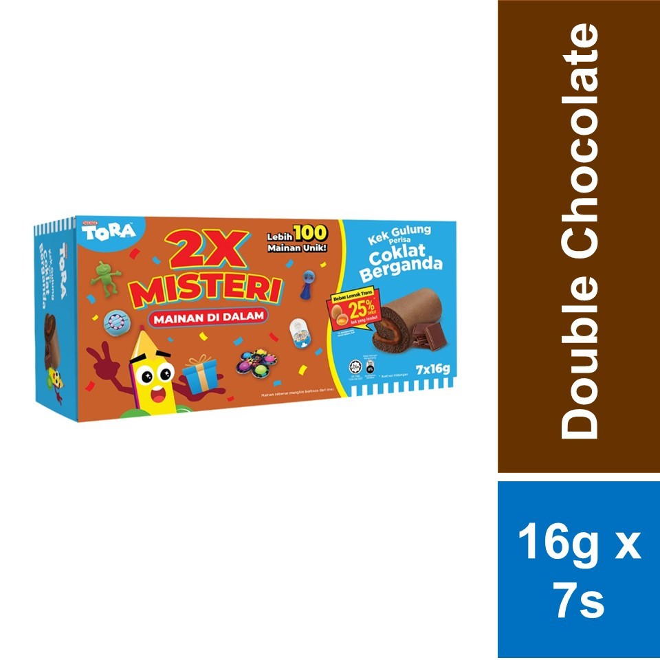 Tora Swiss Roll S Toys Double Chocolate Shopee Malaysia