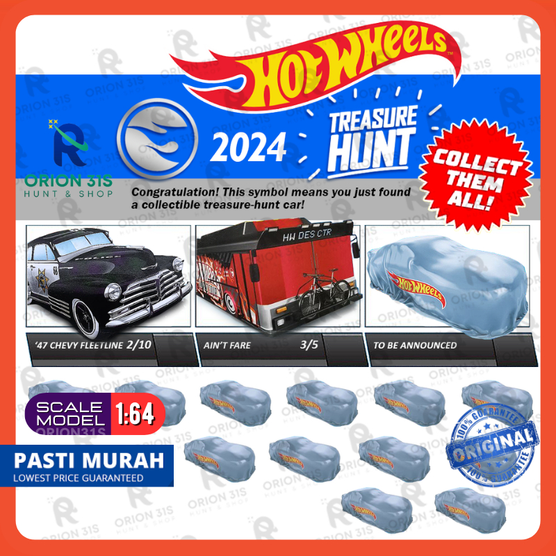 Ready Stock Hot Wheels Series Regular Treasure Hunt