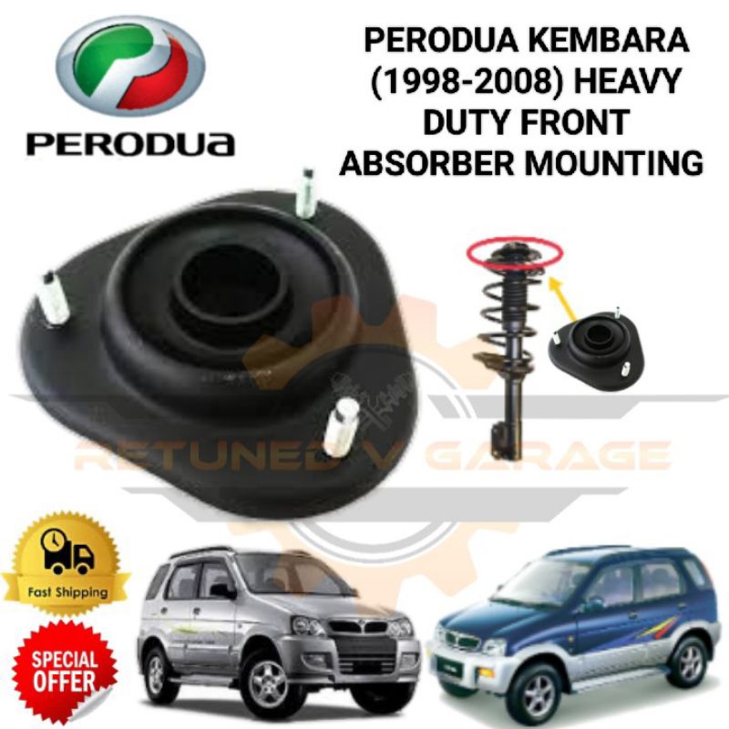 PERODUA KEMBARA 1998 2008 FRONT ABSORBER MOUNTING HEAVY DUTY