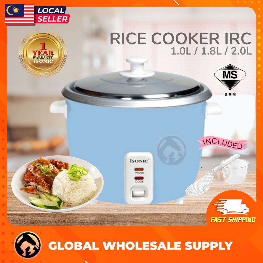 ISONIC 1L 1 8L 2 8L IRC 1009 IRC 1809 IRC 2805 Rice Cooker