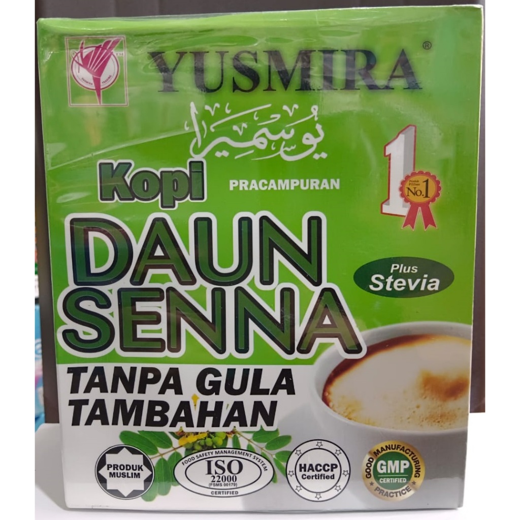 Kopi Pracampuran Daun Senna Tanpa Gula Tambahan Plus Stevia Yusmira