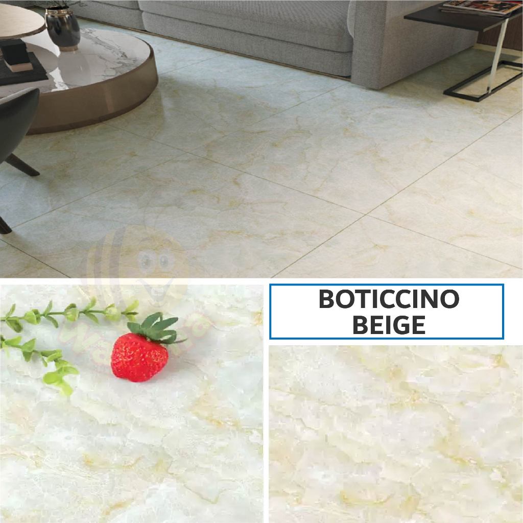 Wahaha Marble Tiles Self Adhesive Pvc Floor Sticker Lantai Vinyl