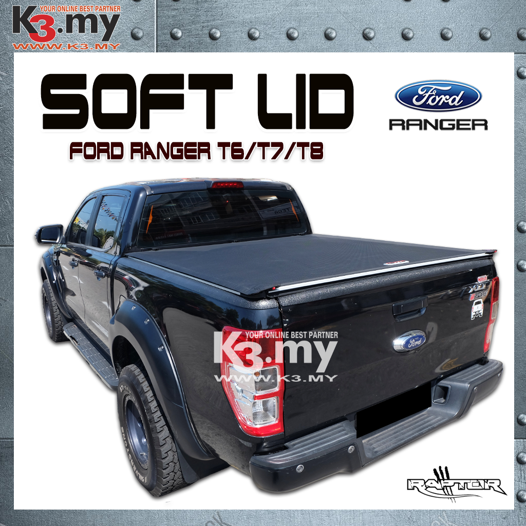 Ford Ranger T T T Wildtrak Raptor X Softlid Canvas X Cover