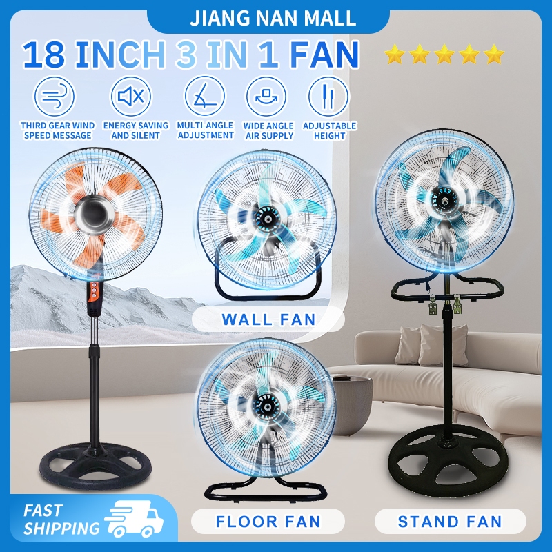 Kipas Berdiri One Year Warranty Industrial Fan 18 Inch 5 Blades Strong