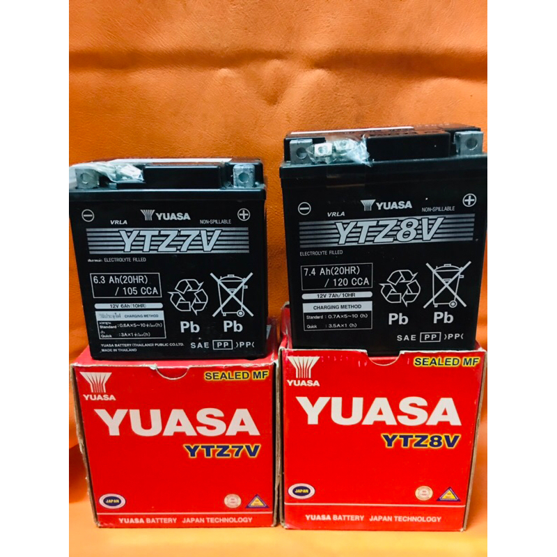 YUASA ORIGINAL SEALED MF YTZ7V YTZ8V BATTERY BATERI R25 NVX155 NMAX