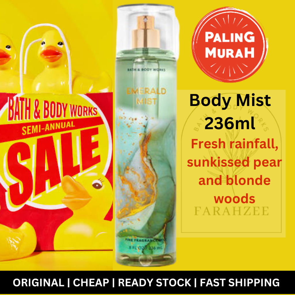 Emerald Mist Original Murah Bath And Body Works Bbw Body Mist