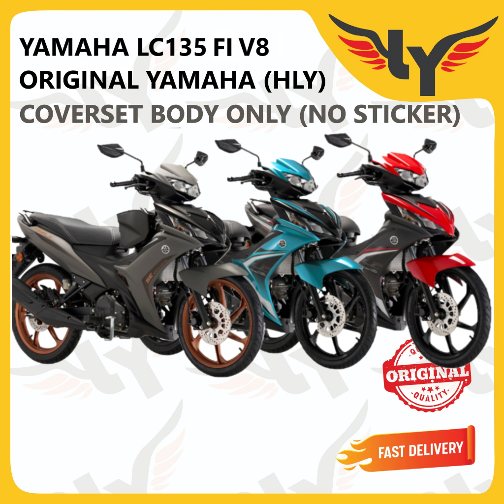 Original Yamaha Lc Fi V Body Cover Set Original Hong Leong Yamaha