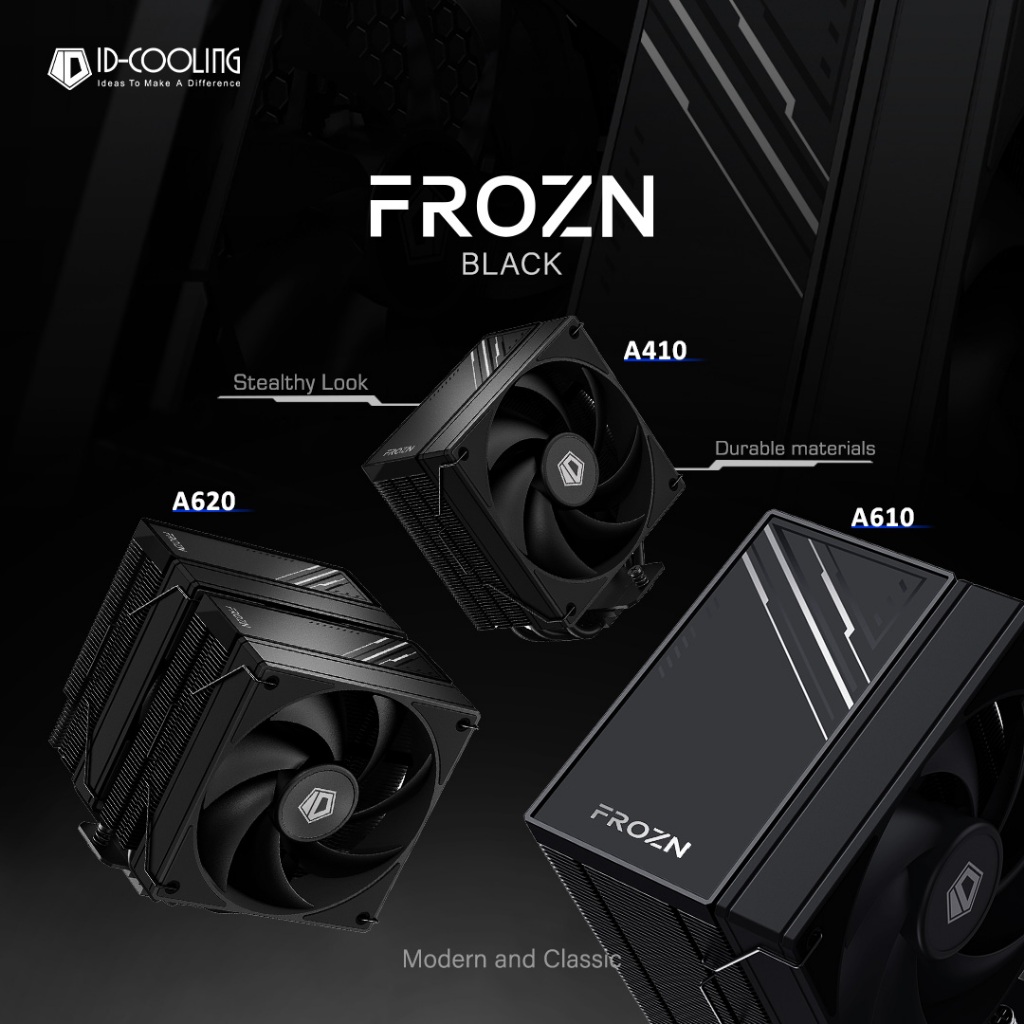 ID COOLING FROZN BLACK BLACK ARGB WHITE ARGB Series A410