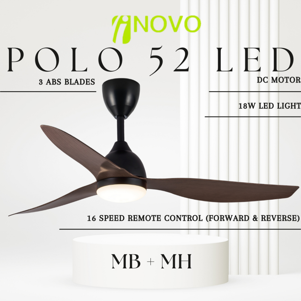 Regair Inovo Polo Led Inch Kipas Siling Ceiling Fan Blades With