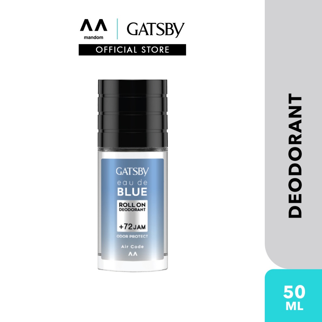 GATSBY Eau De Blue Deodorant Roll On Air Code 50ml Shopee Malaysia