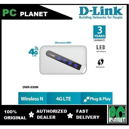 D Link DWR 930M 4G LTE Portable MIFI Mobile Battery Router 4G LTE