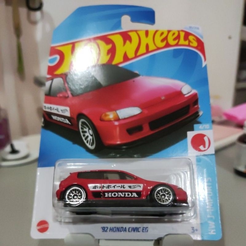 Hot Wheels Case E 2024 92 Honda Civic EG Shopee Malaysia