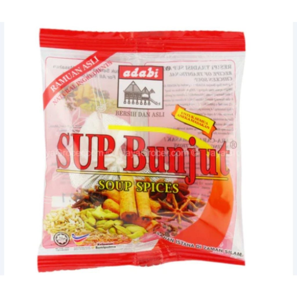 Adabi Sup Bunjut G Papan Pcs Shopee Malaysia