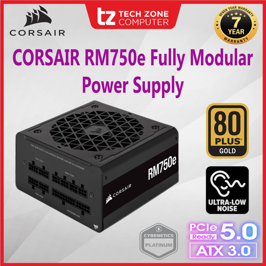 Corsair Rm E Watt Atx Plus Gold Certified Fully Modular