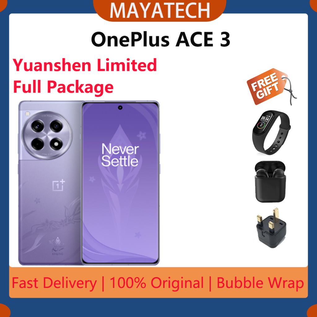 New OnePlus Ace 3 Genshin Impact Keqing Limited Edition Snapdragon 8