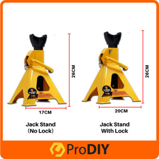 GS OPTIMUS HONGMA 3 Ton Heavy Duty Jack Stand With Additional Safety