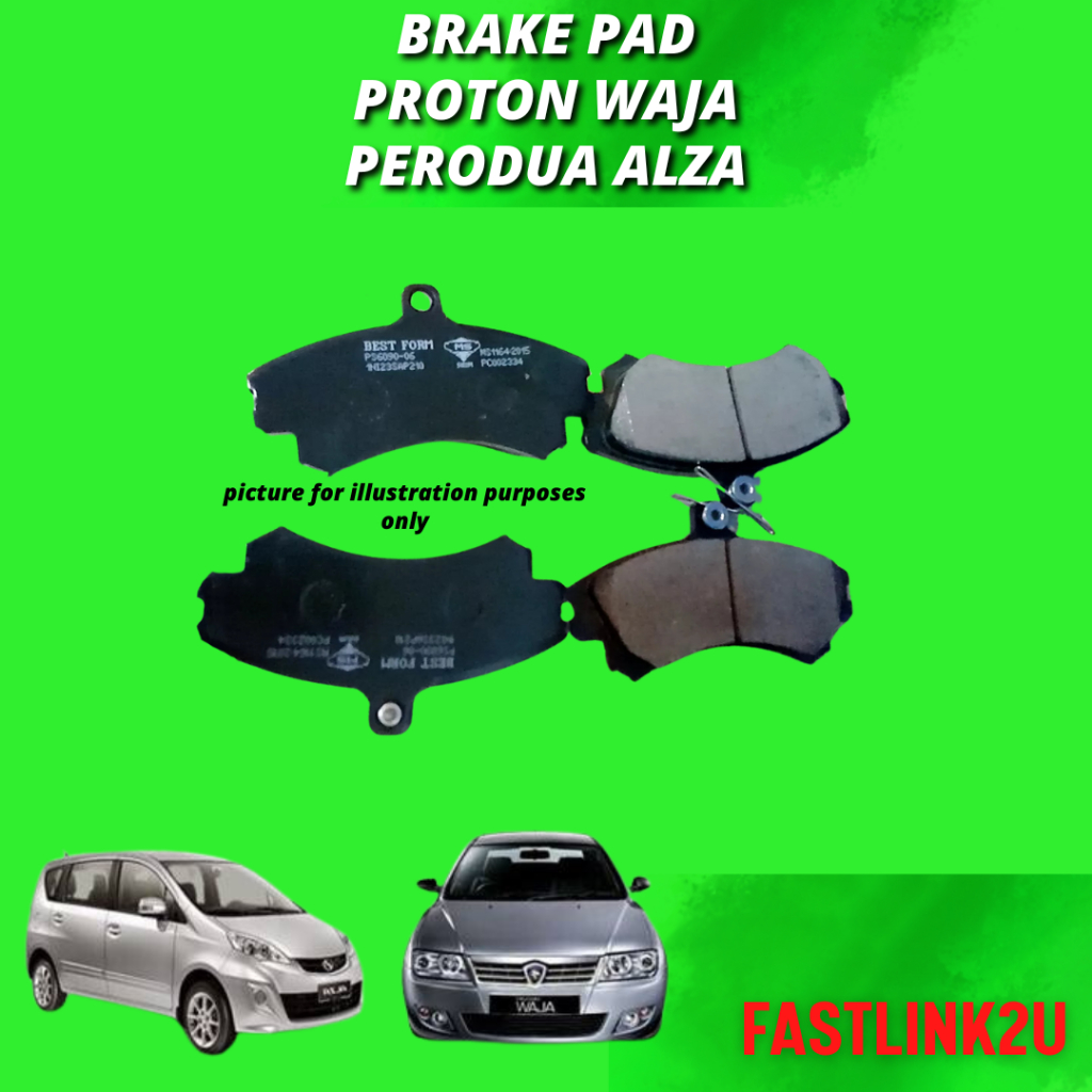 Fastlink Perodua Alza Proton Waja Brake Pad 100 High Quality Shopee