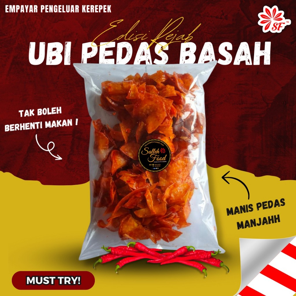 Kerepek Ubi Pedas Basah Dan Kering MURAH MURAH Shopee Malaysia