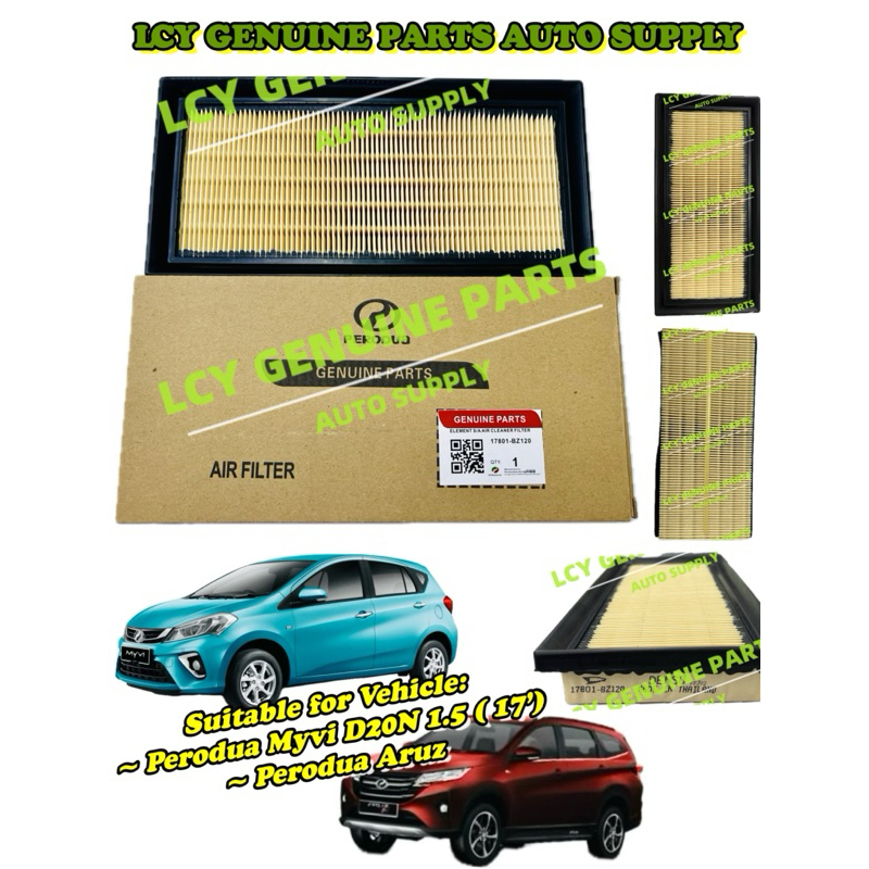 PERODUA MYVI D20N 1 5 ARUZ AIR FILTER 17801 BZ120 Shopee Malaysia