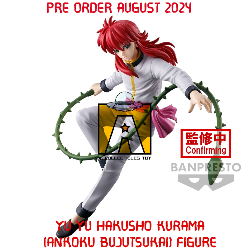 Aug Yu Yu Hakusho Kurama Ankoku Bujutsukai Figure Shopee Malaysia