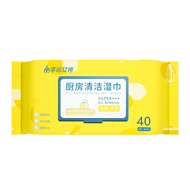 Wenbo Kitchen Cleaning Wipes Strong Decontamination Degreasing Wet