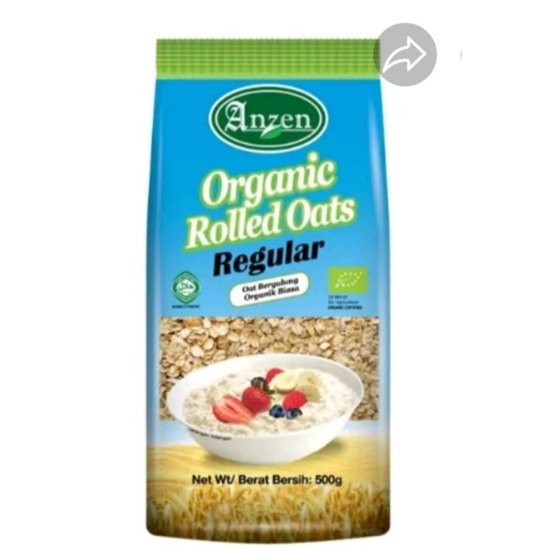 Anzen Regular Instant Organic Rolled Oats G Kg Shopee Malaysia