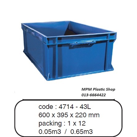 Toyogo Industrial Stackable Container Heavy Duty Tray Multi Purpose