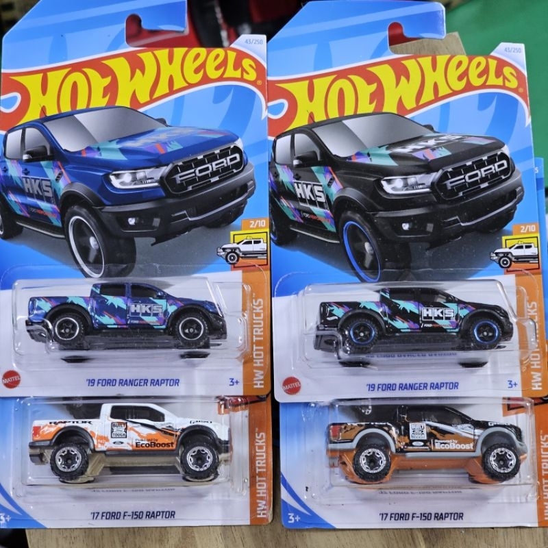 Hot Wheels Ford Ranger Raptor Mainline Original Mattel HKS Shopee