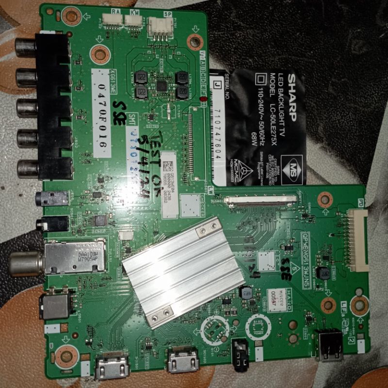 SHARP LC 50LE275X MAINBOARD POWERBOARD Shopee Malaysia