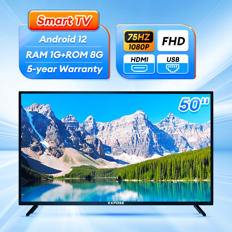 EXPOSE Smart TV 32 Inch Android 12 0 TV 4K Android Tv LED Murah LED