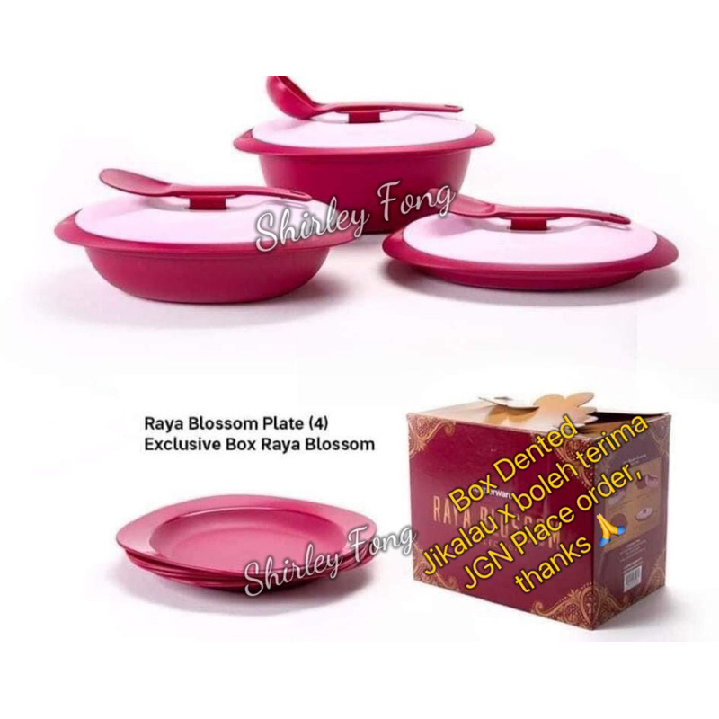 Tupperware Raya Blossom Set Shopee Malaysia