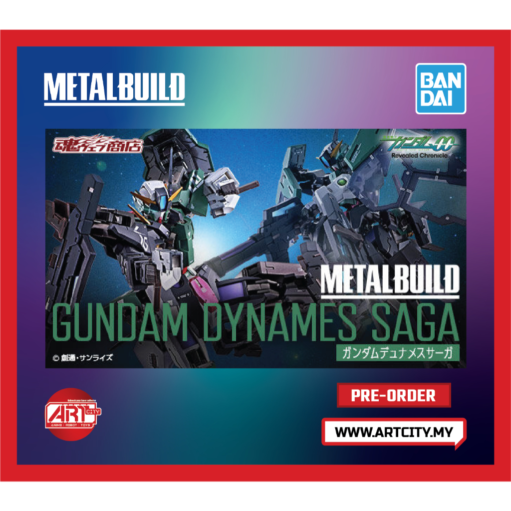 Bandai Metal Build Gundam Dynames Saga Gundam Scale