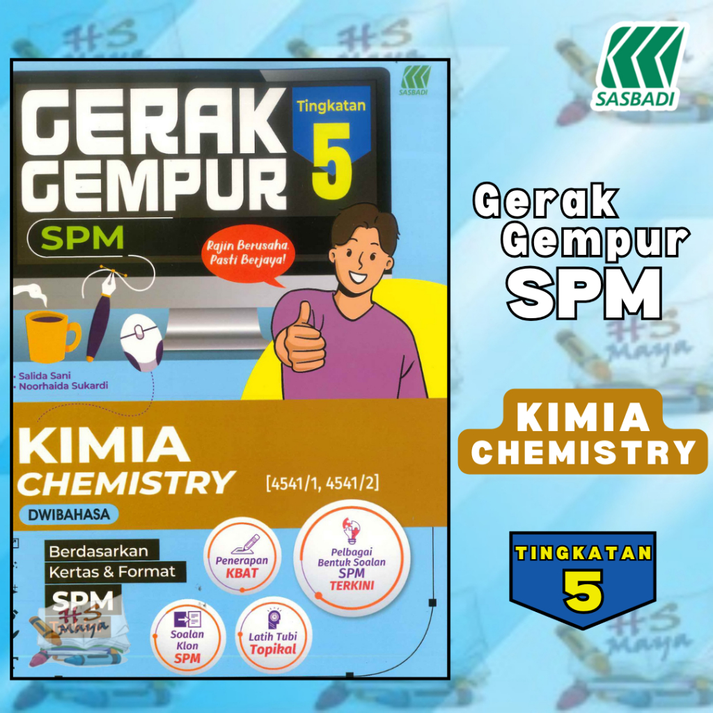 Buku Latihan Gerak Gempur Spm Tingkatan Kimia Chemistry Shopee