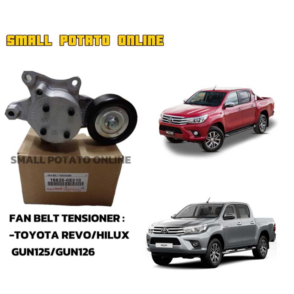 OEM FAN BELT TENSIONER TOYOTA REVO HILUX GUN125 GUN126 16620 0E010